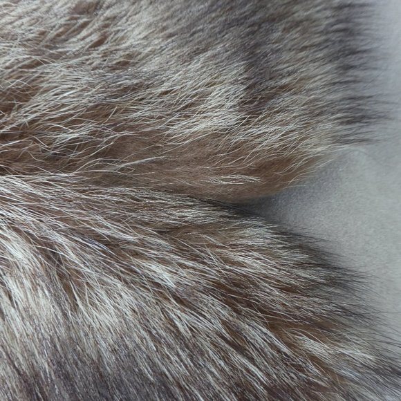 Vintage 70s Leather Hippie Coat Wide Fur Notched Collar Quilted Lining Belt M - Picture 5 of 9